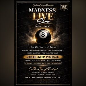 🎱 LIVE SHOW Notification~~>Cre8tive Concepts Boutique Share Show